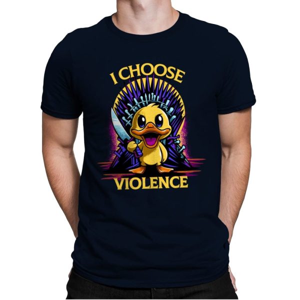 We Choose Violence - Mens Premium Online Sale - Image 2