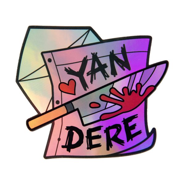 Sanshee - Yandere Holographic Sticker For Discount