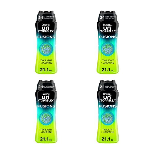 4 Bottles of Downy Unstopables Fusions In-Wash Laundry Scent Booster Beads Online Hot Sale