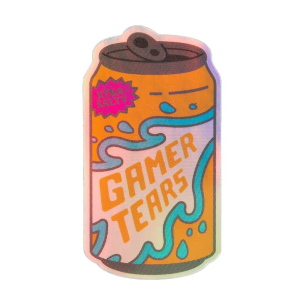 Sanshee - Gamer Tears Holographic Sticker For Cheap