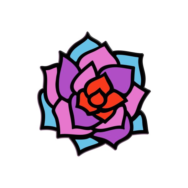 Bloodstained - Magi-Crystal Rose Pin For Cheap