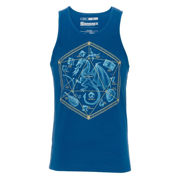 Sanshee - Glow-in-the-Dark Constellation Check Tank For Cheap