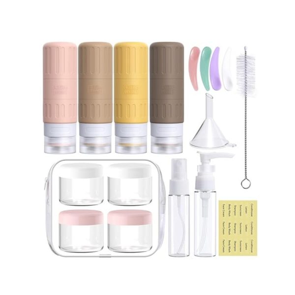 18-Pack Travel Bottles, TSA Approved on Sale