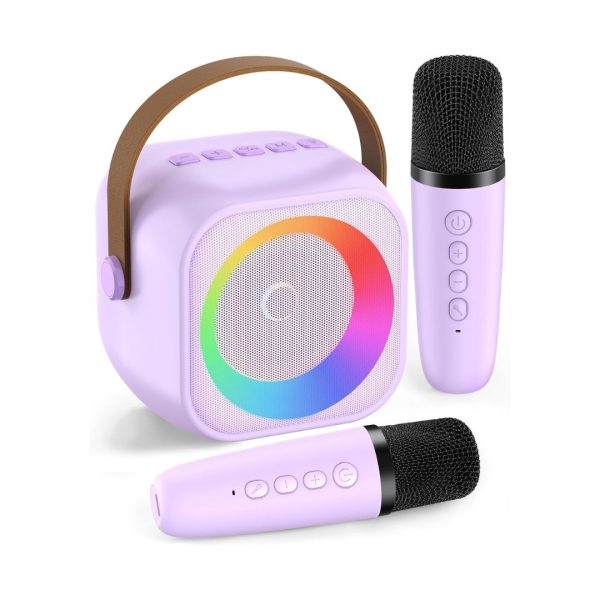 Karaoke Machine with 2 Wireless Microphone For Discount