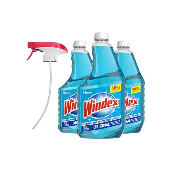 3-Pack Windex Glass and Window Cleaner Spray Refills Cheap